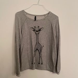 Oversized Giraffe Sweater